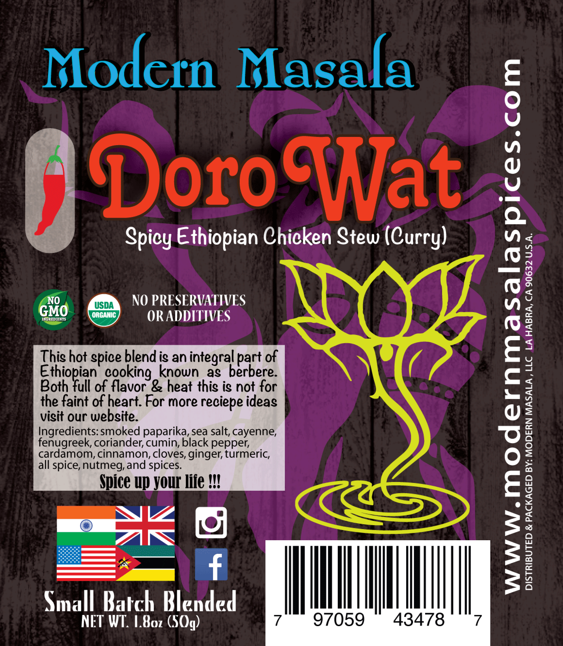 modern masala doro wat ethiopian stew label image