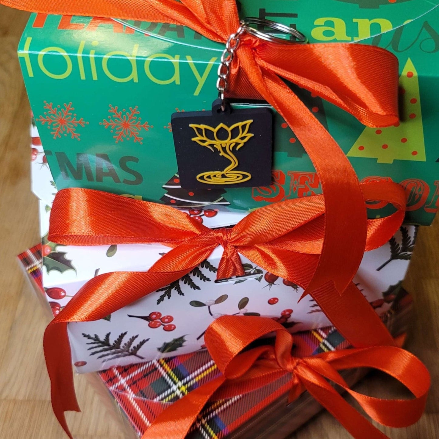 Spiced Up holiday Gift Set image, gift wrapped boxes