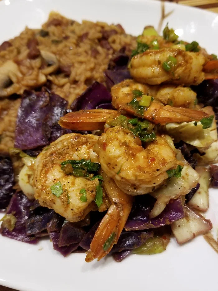 Cajun Shrimp with Red Beans & Rice