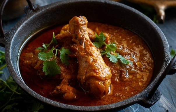 Vadouvan Chicken Curry in a bowl