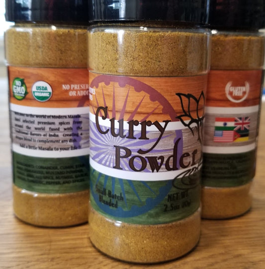 modern masala Curry Powder in bottle image
