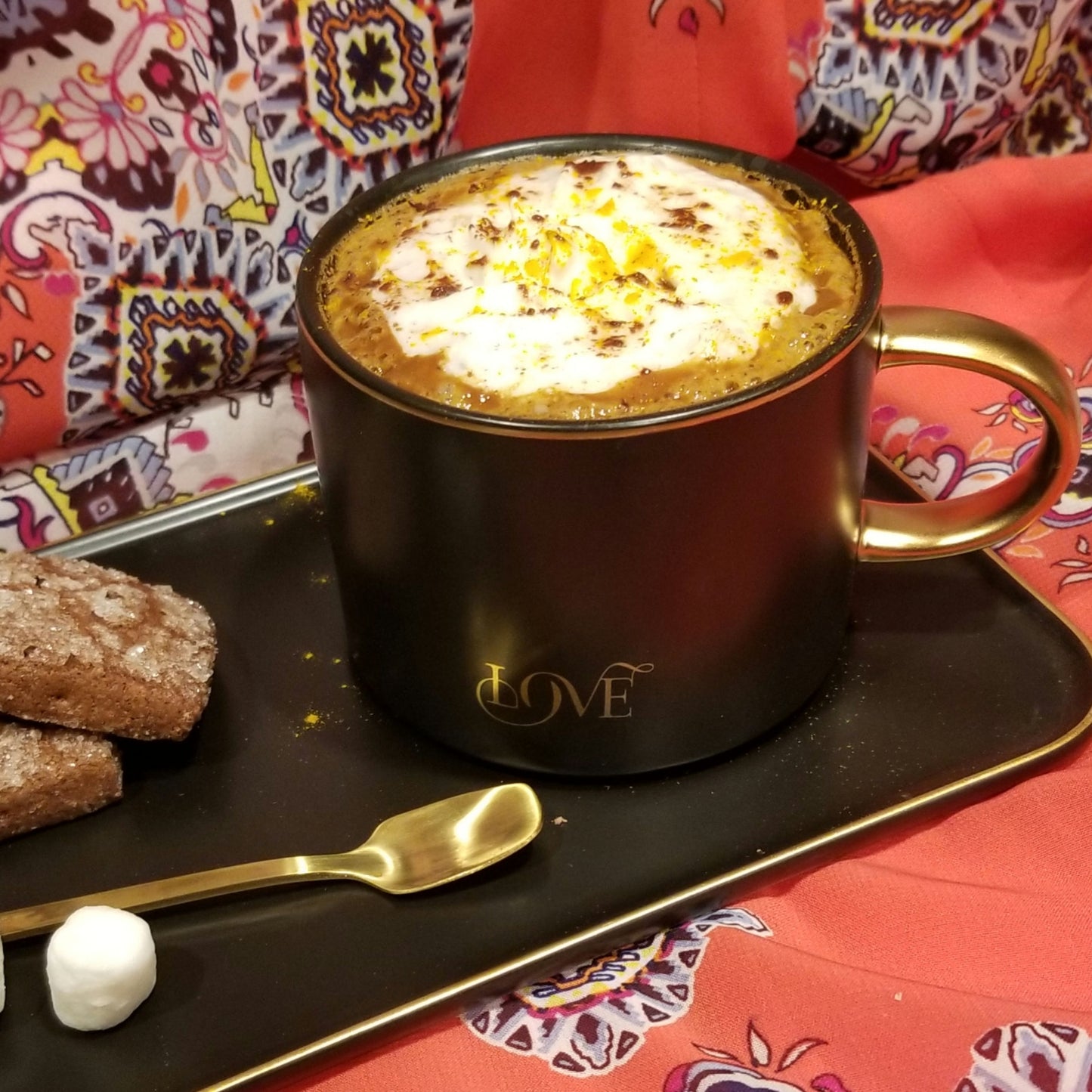 Golden Child (7 servings of Spiced Turmeric Hot Cocoa) prepared in mug image