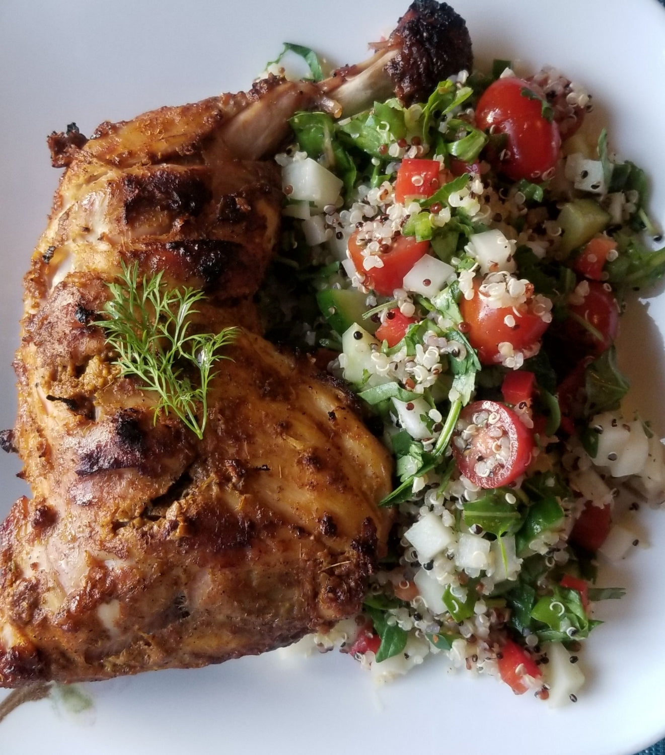 Maputo Bay Peri-Peri Seasoning roast chicken with salad image