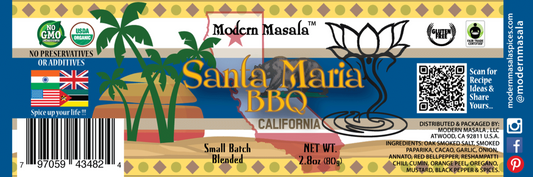 modern masala santa maria bbq seasoning label image 